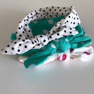 Polka Dot & Stripe Baby Headbands NEW